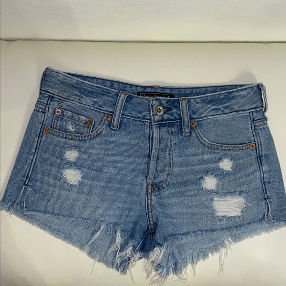 Denim shorts